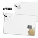 Gold Foiled White v2 - Premium Protective Decal Skin-Kit for the Apple Credit Card