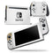 Gold Foiled White v2 - Skin Wrap Decal for Nintendo Switch Lite Console & Dock - 3DS XL - 2DS - Pro - DSi - Wii - Joy-Con Gaming Controller