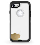 Gold Foiled White v2 - iPhone 7 or 8 OtterBox Case & Skin Kits