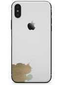Gold Foiled White v2 - iPhone X Skin-Kit