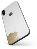 Gold Foiled White v2 - iPhone X Skin-Kit