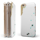 Gold Foiled White v3 iPhone 6/6s or 6/6s Plus 2-Piece Hybrid INK-Fuzed Case