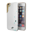 Gold Foiled White v3 iPhone 6/6s or 6/6s Plus 2-Piece Hybrid INK-Fuzed Case