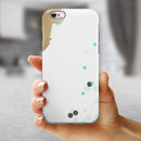 Gold Foiled White v3 iPhone 6/6s or 6/6s Plus 2-Piece Hybrid INK-Fuzed Case