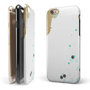 Gold Foiled White v3 iPhone 6/6s or 6/6s Plus 2-Piece Hybrid INK-Fuzed Case