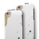 Gold Foiled White v3 iPhone 6/6s or 6/6s Plus 2-Piece Hybrid INK-Fuzed Case