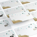 Gold Foiled White v3 - Premium Protective Decal Skin-Kit for the Apple Credit Card