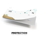 Gold Foiled White v3 - Premium Protective Decal Skin-Kit for the Apple Credit Card