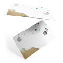 Gold Foiled White v3 - Premium Protective Decal Skin-Kit for the Apple Credit Card