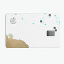 Gold Foiled White v3 - Premium Protective Decal Skin-Kit for the Apple Credit Card