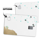 Gold Foiled White v3 - Premium Protective Decal Skin-Kit for the Apple Credit Card