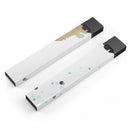 Gold Foiled White v3 - Premium Decal Protective Skin-Wrap Sticker compatible with the Juul Labs vaping device