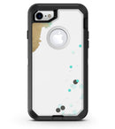 Gold Foiled White v3 - iPhone 7 or 8 OtterBox Case & Skin Kits