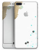 Gold Foiled White v3 - Skin-kit for the iPhone 8 or 8 Plus