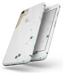Gold Foiled White v3 - Skin-kit for the iPhone 8 or 8 Plus