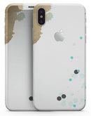 Gold Foiled White v3 - iPhone X Skin-Kit