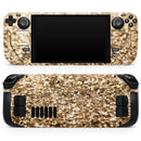 Gold Glimmer V2 // Vinyl Skin Wrap for Steam Deck OLED & Steam Deck (LCD) — Soft Matte or Ultra Gloss