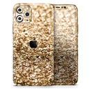 Gold Glimmer V2  - Protective Skin Wrap & Decal – Compatible with iPhone SE to iPhone 17 Pro Max (All Models)