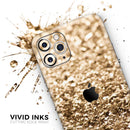 Gold Glimmer V2  - Protective Skin Wrap & Decal – Compatible with iPhone SE to iPhone 17 Pro Max (All Models)