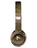 Gold Icicles over Dark Fog Full-Body Skin Kit for the Beats by Dre Solo 3 Wireless Headphones