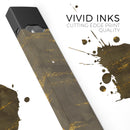 Gold Icicles over Dark Fog - Premium Decal Protective Skin-Wrap Sticker compatible with the Juul Labs vaping device