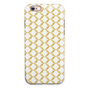 Gold Morocan v3 iPhone 6/6s or 6/6s Plus 2-Piece Hybrid INK-Fuzed Case