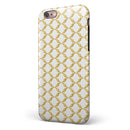 Gold Morocan v3 iPhone 6/6s or 6/6s Plus 2-Piece Hybrid INK-Fuzed Case