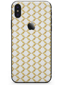 Gold Morocan v3 - iPhone X Skin-Kit