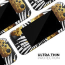 Gold Pineapple Express // Skin Decal Wrap Kit for Nintendo Switch Console & Dock, Joy-Cons, Pro Controller, Lite, 3DS XL, 2DS XL, DSi, or Wii - Vinyl Skin Wrap for Nintendo Switch 2, OLED, Lite, Pro Controller, Wii & Classic Handhelds
