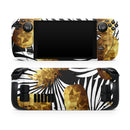 Gold Pineapple Express // Full Body Skin Decal Wrap Kit for the Steam Deck handheld gaming computer