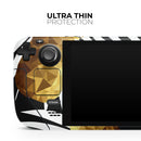Gold Pineapple Express // Full Body Skin Decal Wrap Kit for the Steam Deck handheld gaming computer