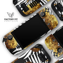 Gold Pineapple Express // Full Body Skin Decal Wrap Kit for the Steam Deck handheld gaming computer