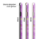 Gold Polka Dots Over Grungy Pink Surface iPhone 6/6s or 6/6s Plus 2-Piece Hybrid INK-Fuzed Case