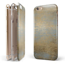 Gold Scratched Foil v1 iPhone 6/6s or 6/6s Plus 2-Piece Hybrid INK-Fuzed Case