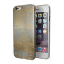Gold Scratched Foil v1 iPhone 6/6s or 6/6s Plus 2-Piece Hybrid INK-Fuzed Case