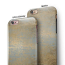 Gold Scratched Foil v1 iPhone 6/6s or 6/6s Plus 2-Piece Hybrid INK-Fuzed Case