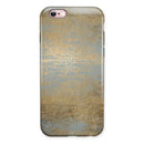 Gold Scratched Foil v1 iPhone 6/6s or 6/6s Plus 2-Piece Hybrid INK-Fuzed Case