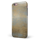 Gold Scratched Foil v1 iPhone 6/6s or 6/6s Plus 2-Piece Hybrid INK-Fuzed Case
