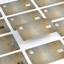 Gold Scratched Foil v1 - Premium Protective Decal Skin-Kit for the Apple Credit Card