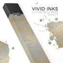 Gold Scratched Foil v1 - Premium Decal Protective Skin-Wrap Sticker compatible with the Juul Labs vaping device