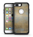 Gold Scratched Foil v1 - iPhone 7 or 7 Plus Commuter Case Skin Kit
