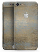 Gold Scratched Foil v1 - Skin-kit for the iPhone 8 or 8 Plus