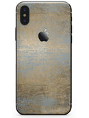 Gold Scratched Foil v1 - iPhone X Skin-Kit