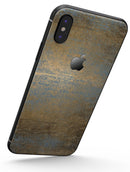 Gold Scratched Foil v1 - iPhone X Skin-Kit