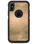 Gold Scratched Foil v2 2 - iPhone X OtterBox Case & Skin Kits