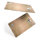 Gold Scratched Foil v2 - Premium Protective Decal Skin-Kit for the Apple Credit Card