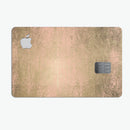 Gold Scratched Foil v2 - Premium Protective Decal Skin-Kit for the Apple Credit Card