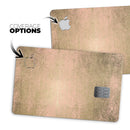 Gold Scratched Foil v2 - Premium Protective Decal Skin-Kit for the Apple Credit Card