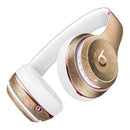 Gold Scratched Foil v2 Full-Body Skin Kit for the Beats by Dre Solo 3 Wireless Headphones