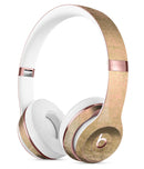 Gold Scratched Foil v2 Full-Body Skin Kit for the Beats by Dre Solo 3 Wireless Headphones